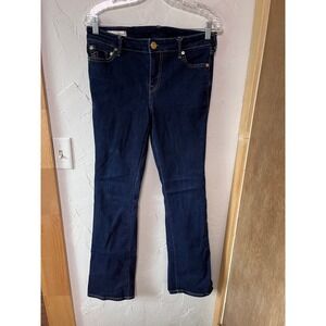 True Religion Becca Mid Rise Bootcut Dark Wash‎ Denim Jeans Women's Size 30